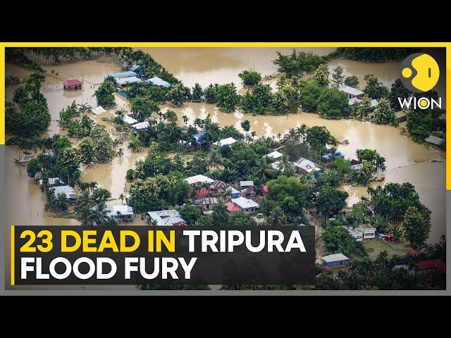 Tripura Floods: Over 65,000 people displaced in flood fury | WION