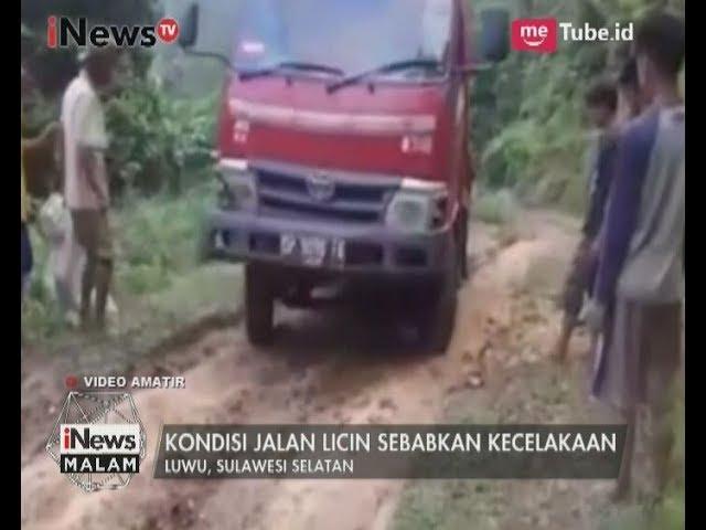 Video Amatir Detik-detik Truk Jatuh ke Jurang 20m - iNews Malam 03/06