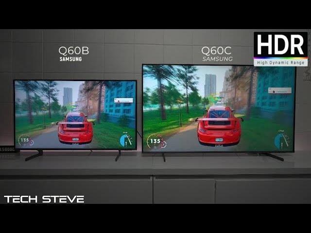 (Filmed In HDR) Samsung Q60C VS Q60B