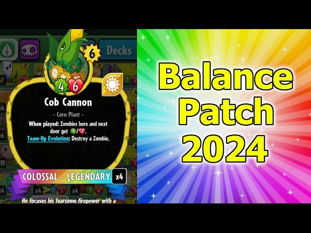 PvZ Heroes is Getting Balance Changes!!???