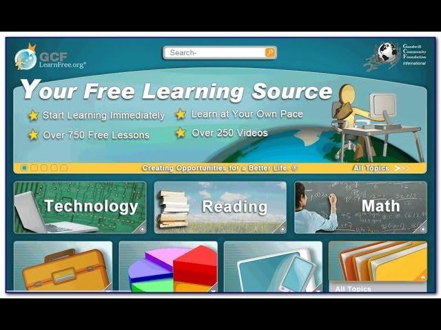 Video Tour: GCF LearnFree Org