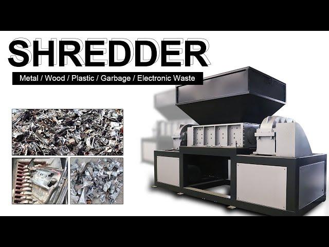 Scrap Metal Shredder Machine - Powerful Shredder Destroys Everything