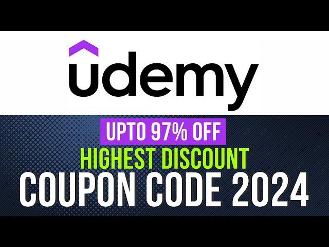 Udemy Coupon CodeUdemy Promo CodeUdemy Discount Code