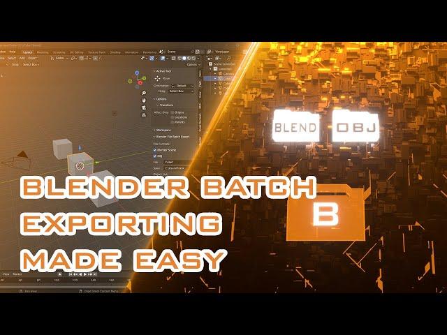 Blender File Batch Export