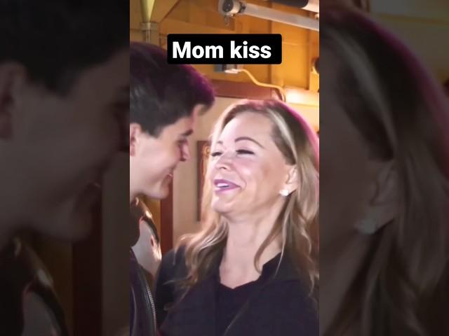 mom#son#kiss