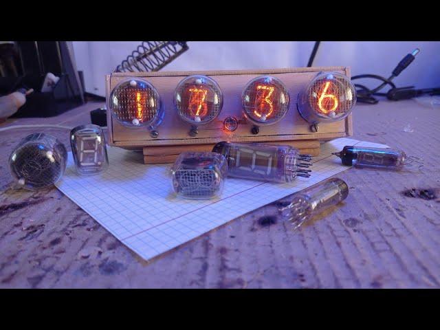 Часы Alex Gyver на ЛЮБЫХ лампах | Nixie Clock ИН-1 ИН-2 ИН-4 ИН-8 ИН-12 ИН-14 ИН-16 ИН-18