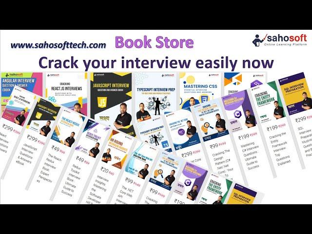 Crack your interview easily now | interview Question answers e books | Sahosoft