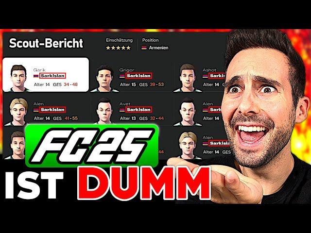 Die DÜMMSTEN DINGE im FC 25 KARRIEREMODUS!! 