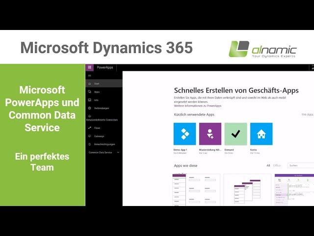 PowerApps und Common Data Services | Ein perfektes Team