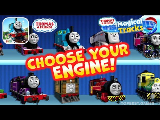 Choose Your Engine! #01 Thomas & Friends: Magical Tracks | Unlock All Toy Train Set Kids Learn Play