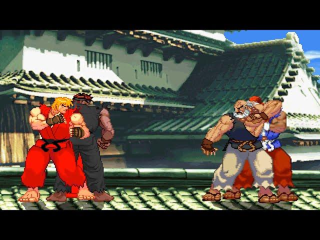 MUGEN - Master Ryu & Master Ken vs. .Gouken. & Goutetsu - Download