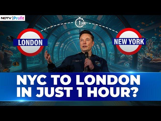 From New york To London In Just An Hour? Elon Musk's Futuristic Underwater Atlantic Tunnel