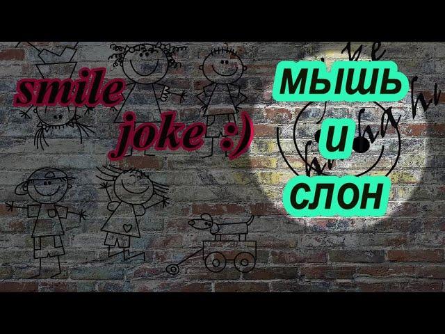 Анекдот. Мышь и слон.