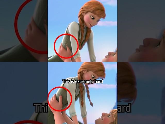 Did you notice this mistake in Frozen? #shorts #disney #entertainment