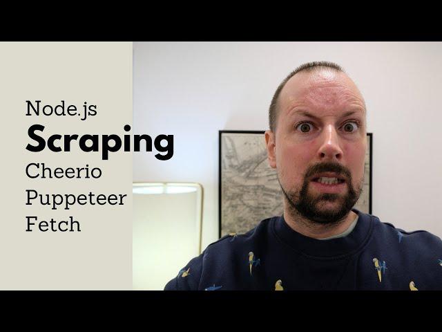 Web Scraping in Node.js using Cheerio, Puppeteer, and Fetch