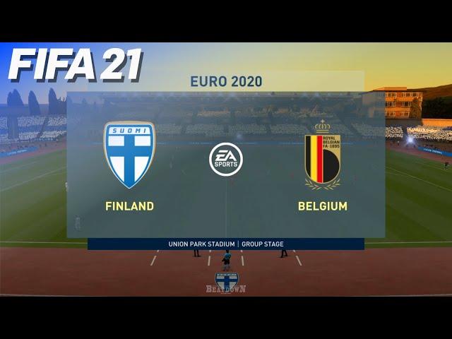 Finland vs. Belgium - EURO 2020 Prediction | FIFA 21 PS5