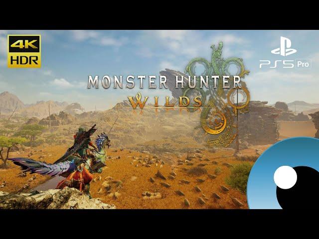 Monster Hunter Wilds • 4K HDR Performence Mode 60FPS Starting Block Gameplay • PS5 Pro