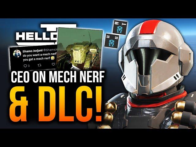 Helldivers 2 - CEO Reveals Armor DLC NEWS, Mech Nerf & Major Order!