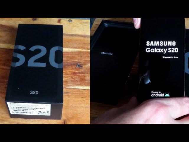 Samsung Galaxy S20 Mobile Phone specs unboxing review 