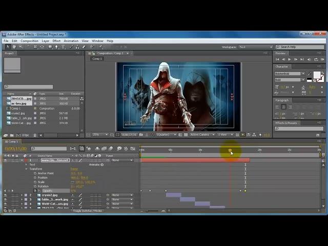 Adobe After Effects CS5 Tutorial (Part 1)