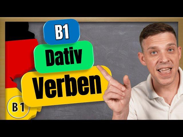 Learn All German B1 Dative Verbs in 10 Minutes