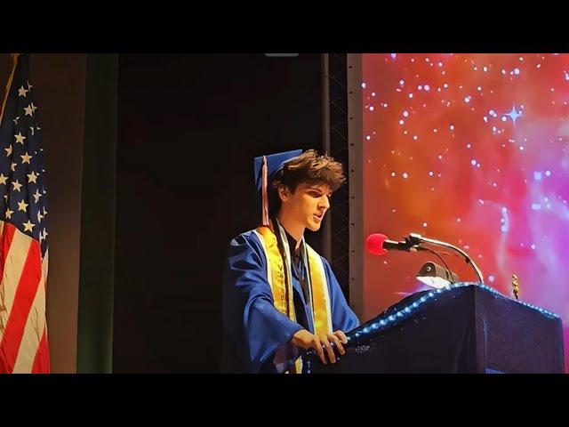 Texas valedictorian delivers speech right after dad's funeral