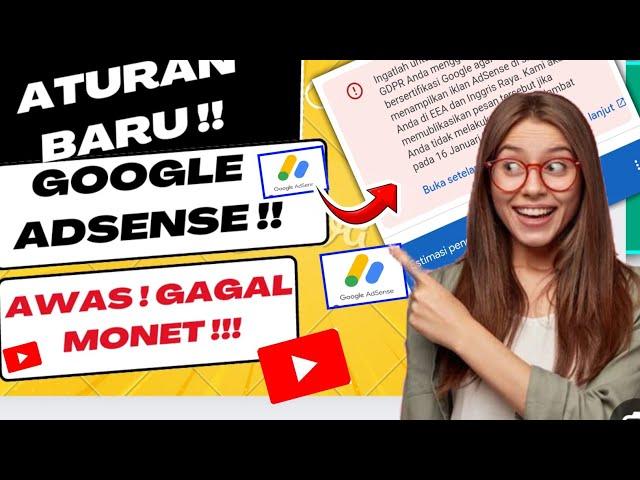 Aturan Baru Google Adsense 2023 ! Apakah Berpengaruh Ke Channel Youtube Begini Penjelasannya