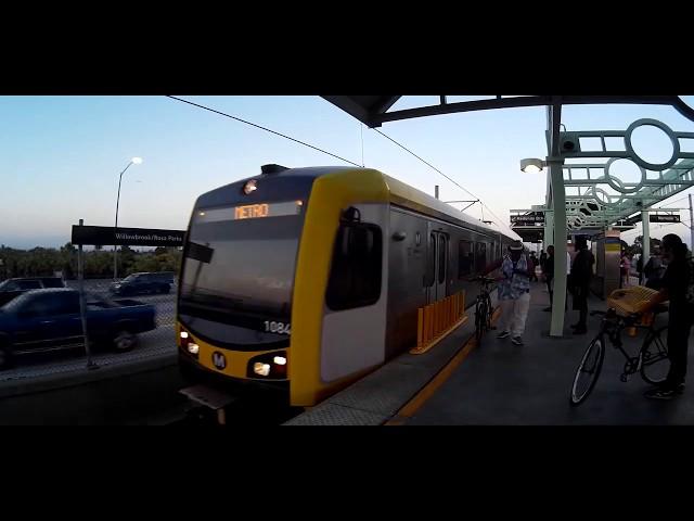 LA Metro Green Line Going to Aviation Station | Los Angeles Ambient Sounds