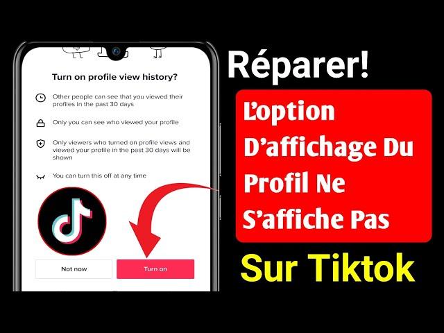 Comment Réparer L'option D'affichage Du Profil Tiktok Qui N'affiche Pas De Problème En 2022