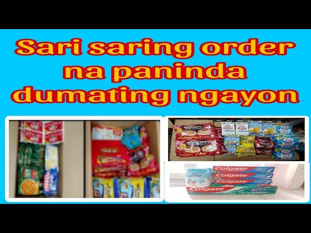 Sari saring order na paninda dumating ngayon #sarisaristore #kasari #youtube #youtuber