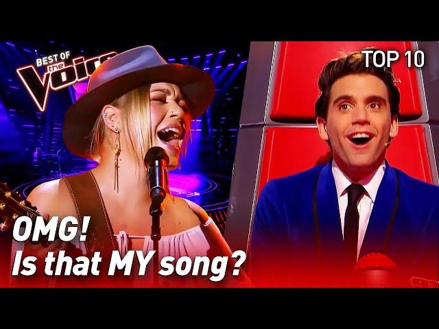 TOP 10 | COACH SONGS surprise The Voice coaches