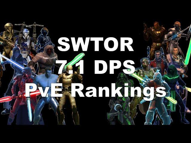 SWTOR DPS Rankings in Endgame PvE