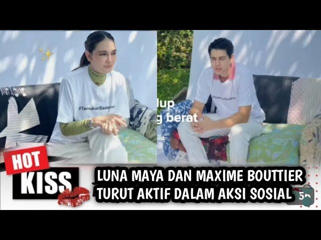 Tak Hanya Bergelut Di Dunia Entertainment Luna Maya & Maxime Bouttier Turut Aktif Dalam Aksi Sosial