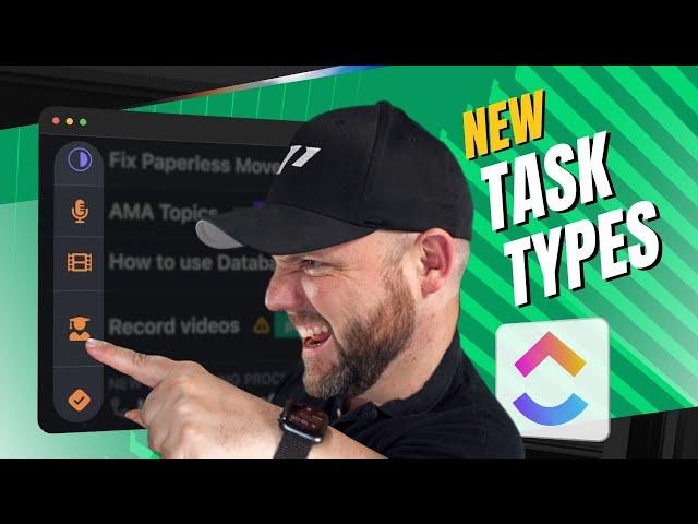 How we use the new Custom Task Types in ClickUp 3.0