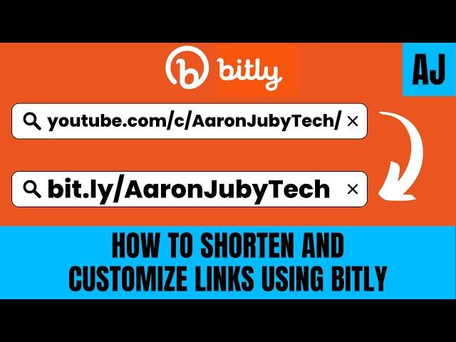 How To Shorten And Customize Links Using Bitly (URL Shortener)