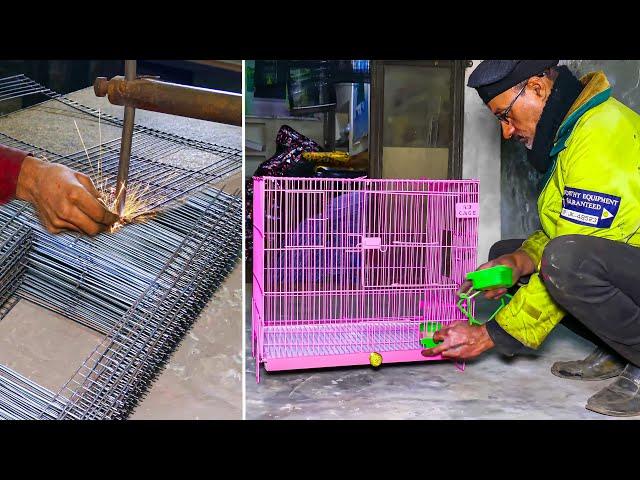 Comprehensive Steel Cage Making Process | How Cages are Produced Massively from Raw Steel in Factory