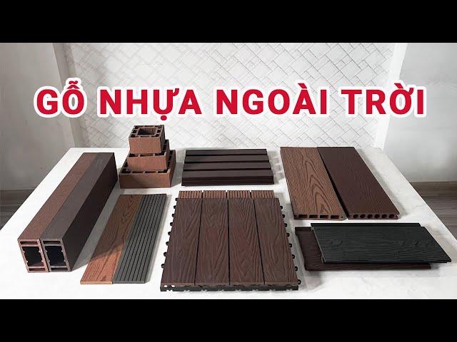 Gỗ nhựa ngoài trời | Ốp tường ngoài trời | Sàn ngoài trời