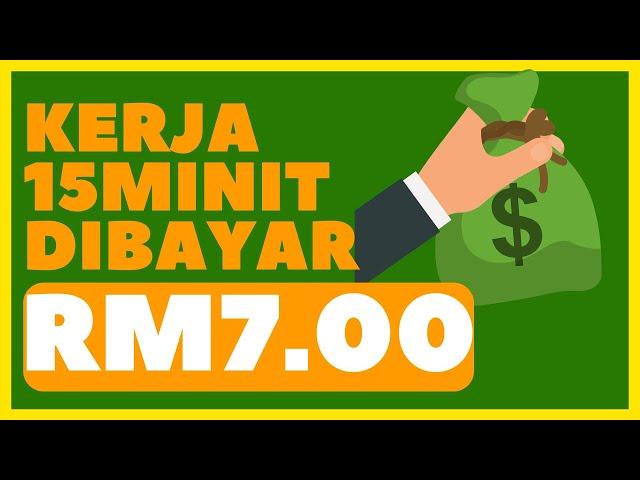 15 Minit Online Dibayar RM7.00?? Cara Buat Duit USD Mudah Dengan Handphone/PC Anda {LIVE WITHDRAW}