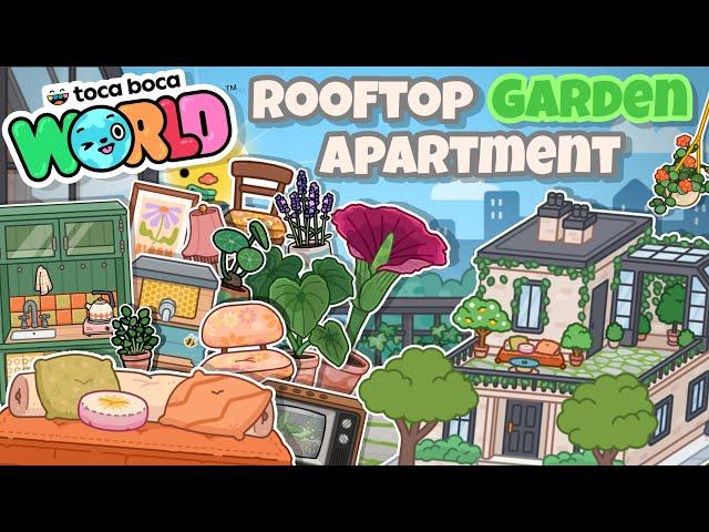 Rooftop Garden Apartment Review! 🪴| Toca Boca World (OUT NOW!) Home Designer