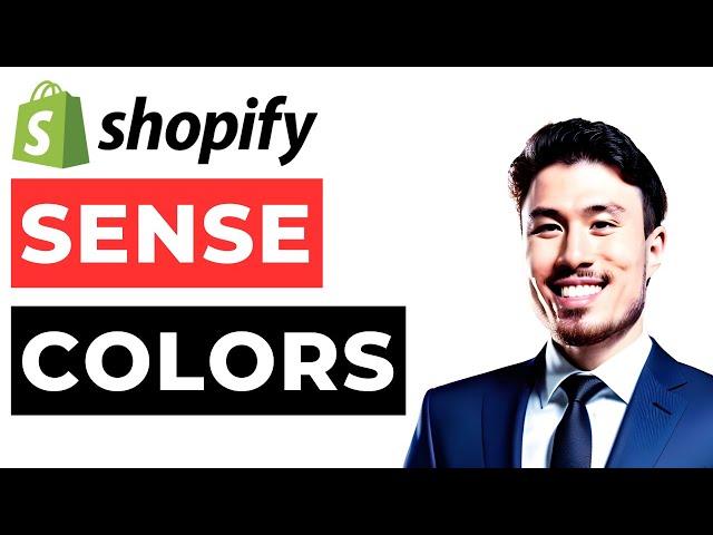 Edit Theme Colors For Shopify Sense Theme