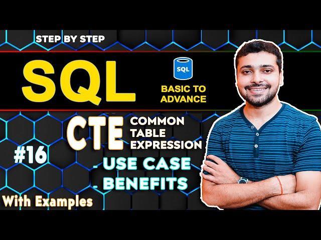 SQL WITH Clause with examples | SQL CTE (Common Table Expression) | SQL Tutorial in Hindi 16