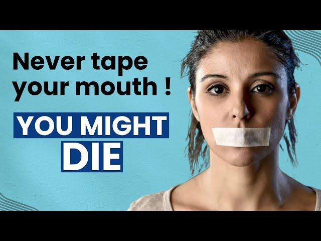 Mouth Taping for Sleep Explained ! Benefits And Drawbacks | Health Tips