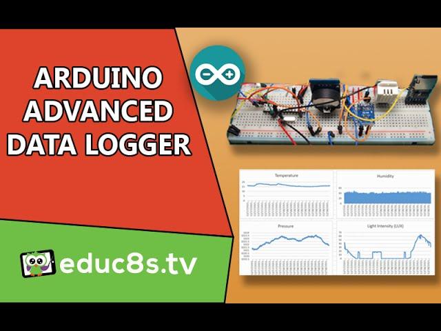 Arduino Project: Advanced Datalogger with ATMEGA328, BMP180, DHT22, BH1750 and sd card