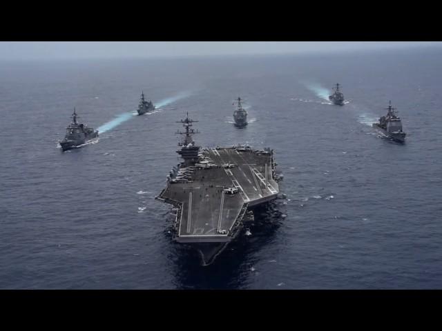 USS Carl Vinson in the Philippine Sea