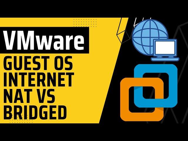 [SOLVED] VMware Guest OS Internet NOT Working | NAT vs Bridged