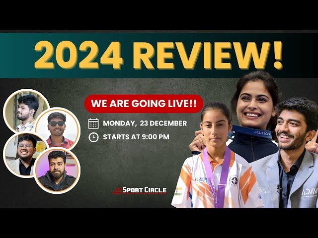 Best Moments from Indian Sports in 2024! | 2024 Indian Sports Review | Sport Circle Live