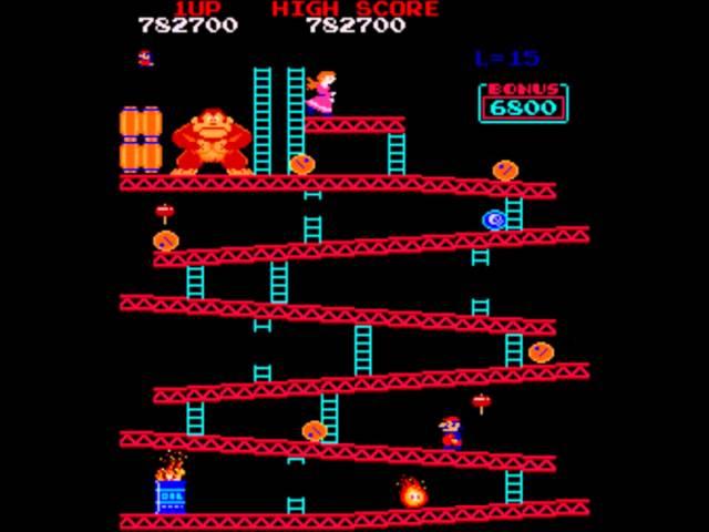 MAME Donkey Kong Former World Record Dean Saglio 1,206,800 HD