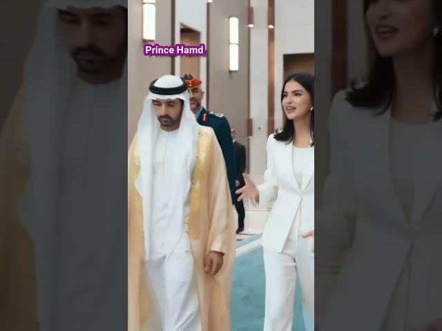 Prince of Dubai’s Respectful Bow to Uzbek 1st Daughter.  #uzbekistan #prince