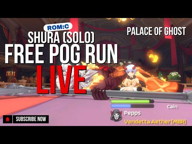 Ragnarok M: Classic Shura SOLO POG (Palace of Ghost) - Free POGn RUN!