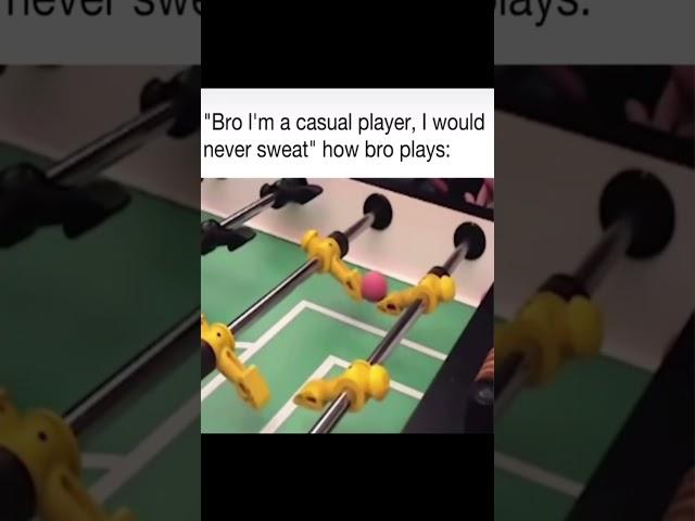 "Bro I'm a casual player, I would never sweat" #memes #meme #foryou #shortsviral #funny #foryouシ